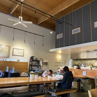 Inside eating area