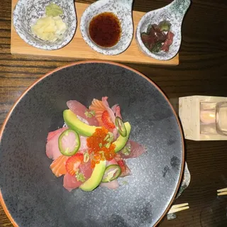 Sashimi Bowl w. Rice