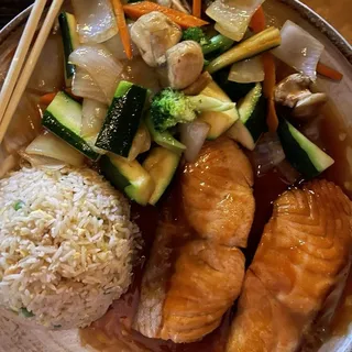 Salmon - Teriyaki Dinner