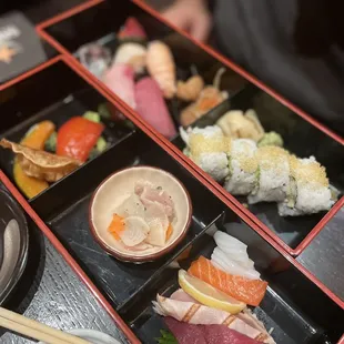 Combo box of sashimi &amp; other goodies - good