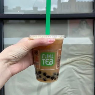 Small Hong Kong Milk Tea (free one topping)(Milk Tea Coffee)