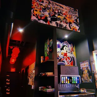 the interior of a restaurant