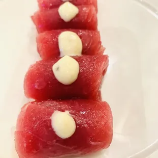 Tuna &amp; Garlic Sashimi