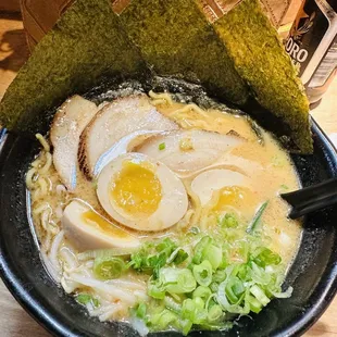 Miso Fukumimi Ramen &amp; added a little red chili oil.
