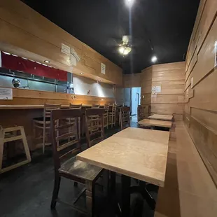 the interior of a restaurant