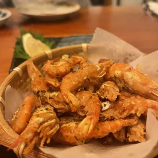 Fried baby shrimp
