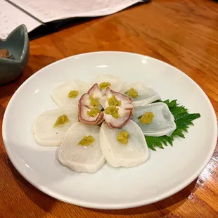 Namadako Yuzukosho (Raw Octopus with Yuzu Pepper)