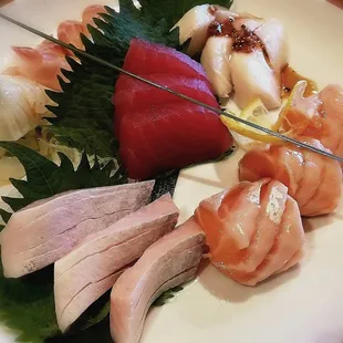 sashimi, sushi and sashimi, sushi, food