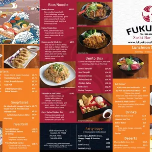 Fukuoka new menu updated