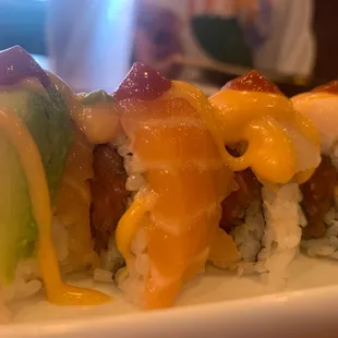 Spicy Rainbow Roll