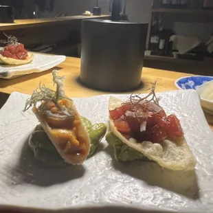 Sea Urchin Tacos
