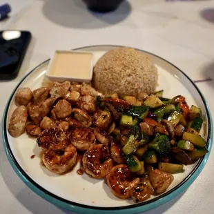 Chicken Teriyaki &amp; shrimp