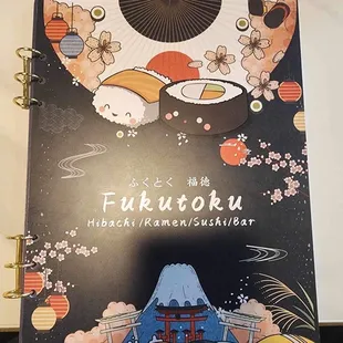 Menu cover