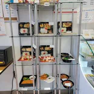 Display of bentos