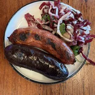 Argentinian sausages (chorizo &amp; morcilla)