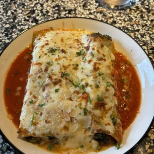 Spinach &amp; ricotta cannelloni