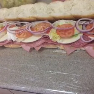 Fulciniti&apos;s six foot Italian Sandwich