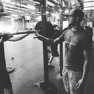 Coach Jake hard at work!