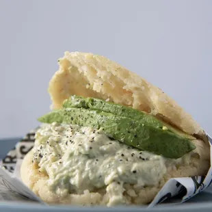 Arepa Reina Pepiada

Chicken in salad style wt Avocado and Mayo