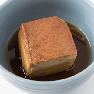 Quesillo

It is a flan made with eggs, milk, evaporated milk, condensed milk and caramelized sugar.