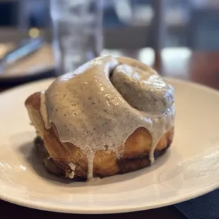 Giant brown butter cinnamon roll