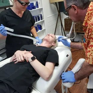 CO2 laser resurfacing