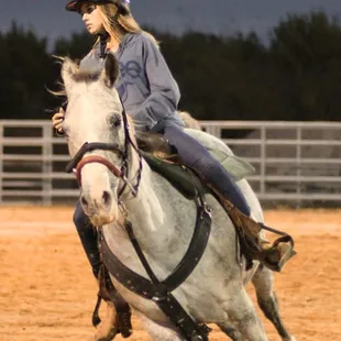 Full Circle Riding Academy barrel racing event at the Keller Arena.
