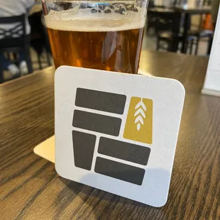 Dank Heavens IPA and logo coaster!