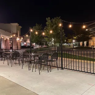 Outside patio