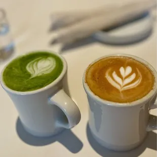 Matcha Latte &amp; Latte