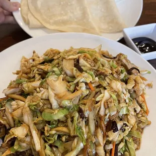 4 Mu Shu Vegetables Wraps