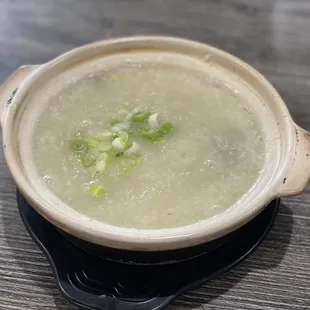 Pork Liver Clay Pot Porridge