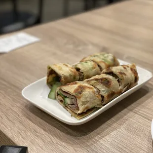 Beef roll.