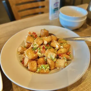 Salted Egg Tofu
