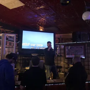 Karaoke on Friday and Saturday nights