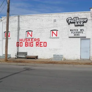 South side of building