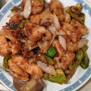 Fish in black bean sauce
