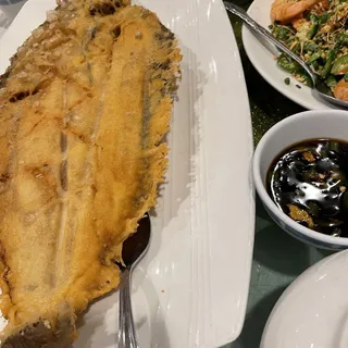58. Deep Fried Sole Fish with Special Sauce