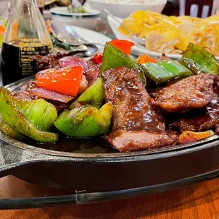 Sizzling Steak Ribs in Black Pepper Sauce Special
