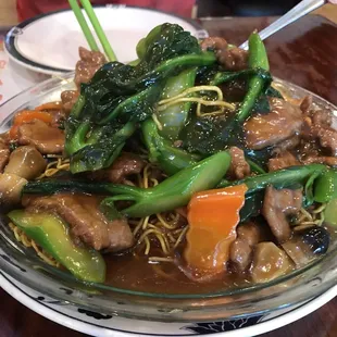 Seafood Pan Fried Noodle