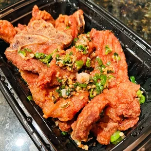 Spicy Deep Fried Pork Chops!...Seasoned &amp; soooo good!!