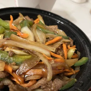 Chicken or Beef Szechuan Style