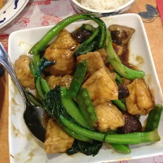 Fried Bean Curd with Vegetables