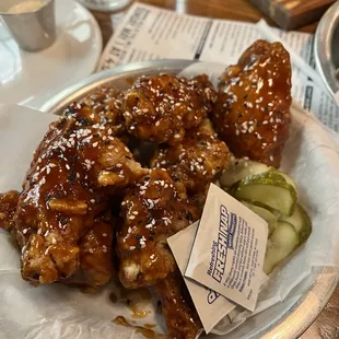 Asian bbq wings