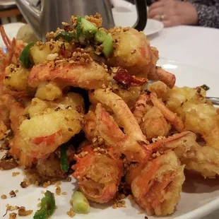 deep fried lobster with spicy salt