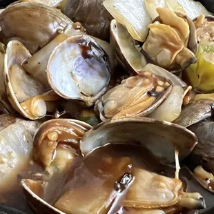Clams with Black Bean Sauce