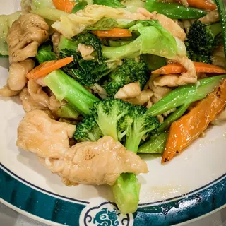 Sliced Chicken with Mixed Vegetable