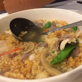 3 Flavor Sizzling Rice Soup