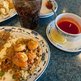 Cream Cheese Wontons &amp; Shrimp Fried Rice