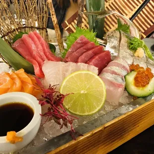 Exotic Fish Sashimi Plate